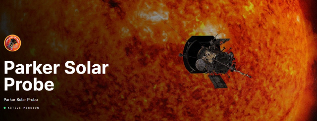 미국의 태양탐사선(사진=NASA 홈페이지 캡처)